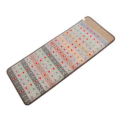 China Gemstone Bendable Amethyst Crystal Chakra Mat Photon Heating Ion Bio Health Mattress PEMF 7 Infrared Negative Shield for sale