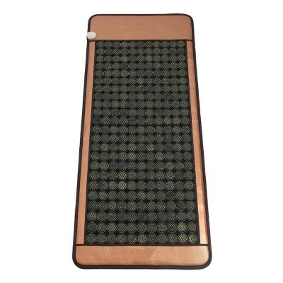 China Cozy Therapeutic Natural Stone Cushion Mattress Infrared Heat Jade Pad for sale