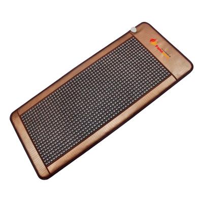 China Fanocare Nanometer Physiotherapy Photon Mattress Jade Tourmaline Pad Germanium Heating Far Infrared Thermal Mat Body for sale