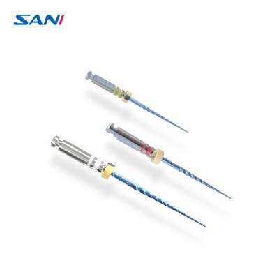 China Revestimento Nano azul dos sistemas de arquivo giratórios Endodontic de Niti 2.5N/CM à venda