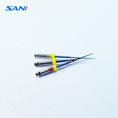 China 31mm Roterende Tanddossiers, de Blauwe Nano Dossiers van Deklaagniti Endodontic Te koop