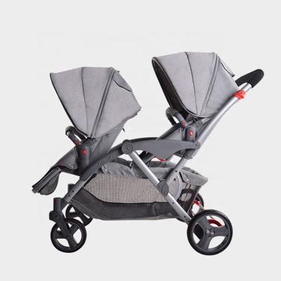 China Single-action brake; NO.01-Purorigin Double Twin Baby Strollers Baby Doubles Stroller Single Twin Walkers for sale