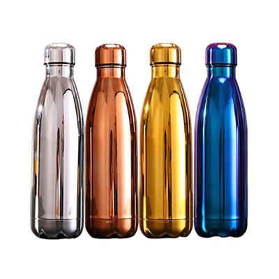 China 500ml Stainless Steel Vacuum Flasks Thermoses Wall Stored Travel Cold-Hot Dual Drinks Outdoor Sports Cola Water Bottles for sale