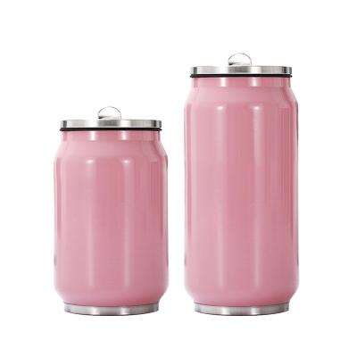 China Wholesale 300ml 450ml Viable Double Wall Stainless Steel Cola Insulated Heat Box Customized Portable Tumbler With Lid for sale