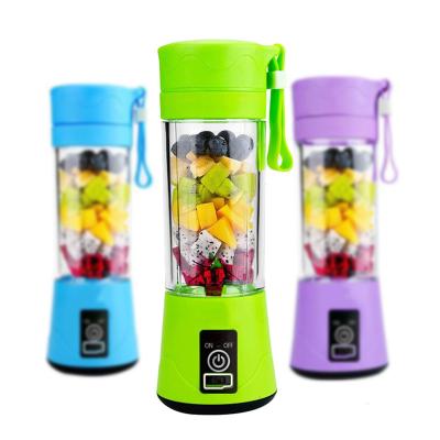 China Wholesale OEM Fruit Car Smoothie Colorful Personal Sports Food USB Rechargeable Electric Portable Blender Juice Blender for sale