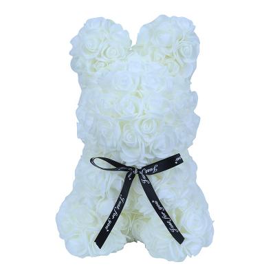 China Home Decorative Wedding Flowers Styrofoam Oso Soap Rose Flower Bear Valentine Big Teddy Bear Rose Bear Gift for Girlfriend for sale