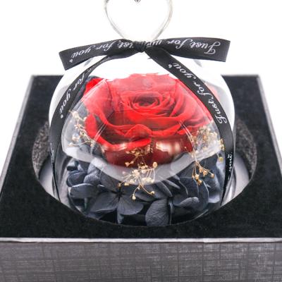 China Beautiful colorful newest little prince table centerpiece for wedding small heart shape glass dome sale for sale