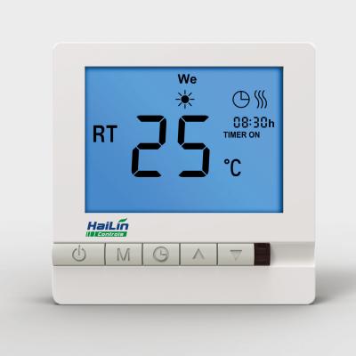 China Flush Mount 7 Day Programmable Thermostat with Infrared Remote Control for sale