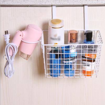 China Sustainable Storage Basket Rack For Hair Dryer Bathroom Storage Rack for sale