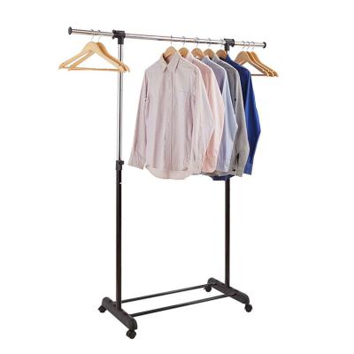 China Modern Balcony Adjustable Custom Expandable Stainless Steel Clothes Drying Racks With Wheels for sale