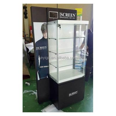 China Luxury OEM Customized Jewelry Store Jewelry Showcase Display Glass Jewelry Display Cabinet With Led Light for sale