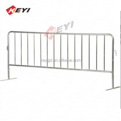 China Portable Adjustable French Barricades Balustrade Road Block Metal Barricade With Linking Frame Piper Parking Lot Hook And Eye Barriers for sale