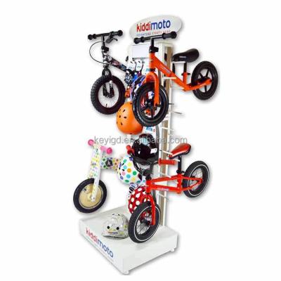 China Easy Assembly Customized Stand POP Metal Stand Floor Scooter Display Stand for sale