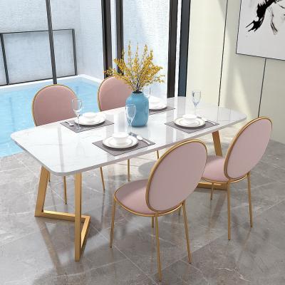 China (Others) 2021 Round Decoration Dragon Market Adjustable Modern Simple Dubai Dining Chair Sets for sale