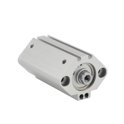 China Hotels CDQ2B Polygonal Compact Rectangle Air Pneumatic Piston Cylinder With Auto Switch for sale