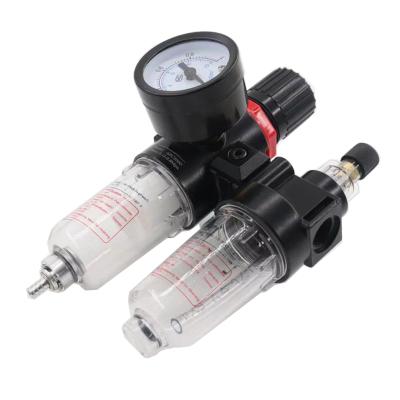 China Air Source Treatment AFR+ AL Two Units AFC2000 Air Filter Regulator Oil Air Filter Airtac Water AFC2000 1/4 Inch for sale