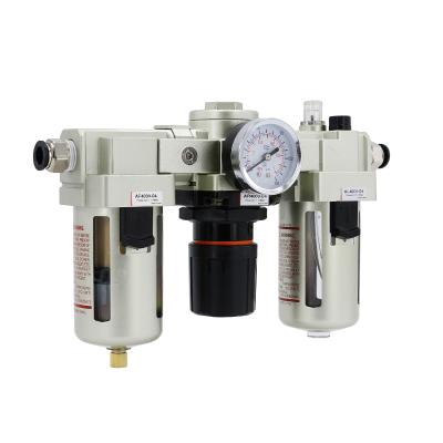 China AC3000-03 Pneumatic Pressure Drain Air Source Treatment Filter Regulator Lubricator FRL Three Air Filter SMC Unit for sale