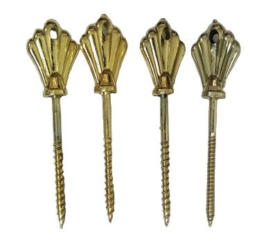 China Funeral manufacture Ornaments COFFIN ACCESSORIES SCREW 1# Coffin CORNER Casket Handle for sale