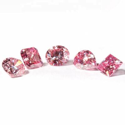 China Synthetic Lab Grown Diamonds Free Fire Pink 1 04 99 Carat Round Brilliant VVS SI Certified Weight Buyer Cut Diamond Moissanite Round Brilliant Cut for sale