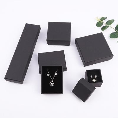 China Jewelry Package Custom Logo Printed Velvet Paper Packaging Jewelry Box for sale