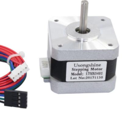 China New 42 Two Phase Hybrid Stepper Motor NEMA17 17HS3401 3D Printer Screw Motor 17HS3401 for sale