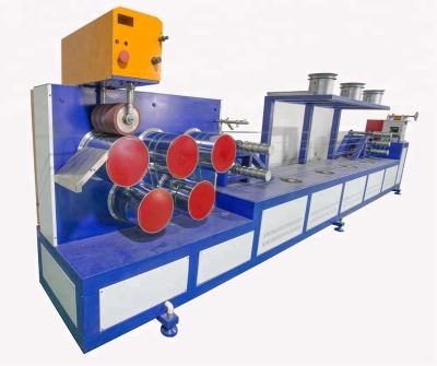 China 150-200kg/h Plastic Bar PET 1 Screw 2 Strap PET Strapping Machine Band Production Line for sale