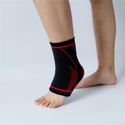 China Breathable Compression Cover Device Anti Sprain Outdoor Sports Elastic Knitting Ankle Protection for sale