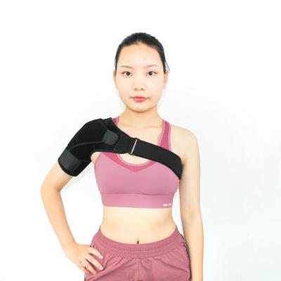 China Black Built-in Adjustable Back Orthosis Shoulder Pad Posture Protection Windproof Pressure for sale