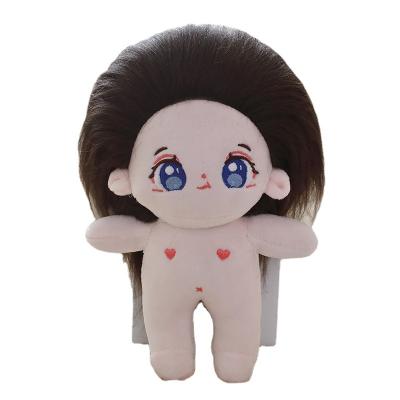 China Custom Kpop Plush Stuffed Lovely Baby Girl's DIY Naked Doll for sale