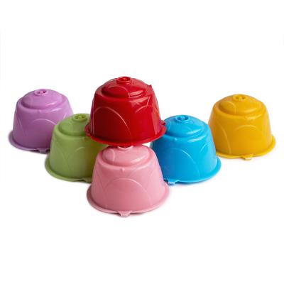 China Viable Reusable Dolce Enthusiasm Coffee Capsule 1Pcs 13 Colors, Plastic Refillable Dolce Rose Enthusiasm Compatible for sale