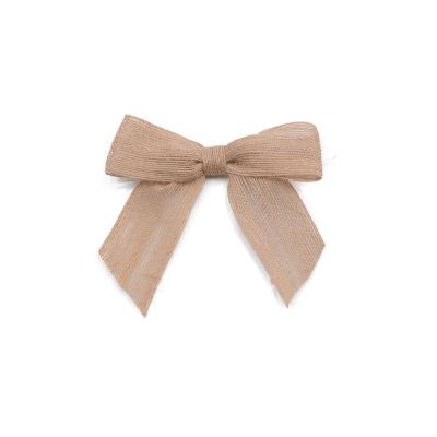 China Popular Nice Art Burlap Ribbon Bows for sale