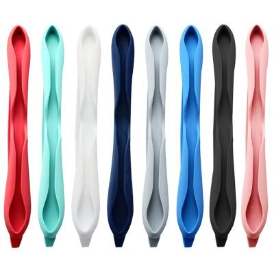 China For Apple Pencil Soft Silicone Cover Tablet Touch Pen New 360 Full Protective Pouch Bags For Apple/ipad 2 Pencil for sale