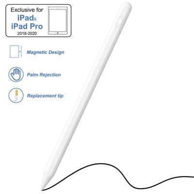 China Palm Rejection/Magnetic Tethered/Hot Selling Disc Brush Stylus Touch Switch For Apple Pencil 1 Palm Rejection Active Pen For Apple iPad Pro for sale