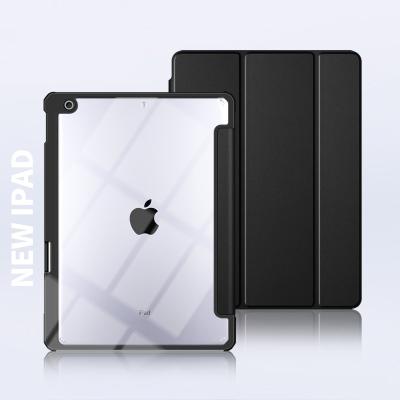 China Microfiber Soft Lining Pu Shell Leather Triple Liquid Soft Tablet Case With Pen Slot For iPad 2020 2021 Pro 11 Case for sale