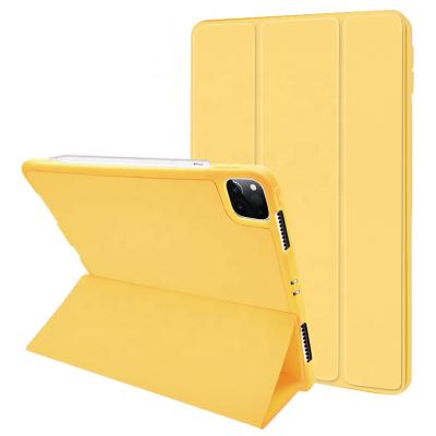 China Reliable Auto Sleep / Wake Smart Triple Flip Case Cover For Apple iPad 7th 8th Generation 12.9