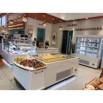 China Single-Temperature Bakery Cake Refrigerator Display Cabinets Refrigerated Showcase For Cake Chocolate Shop for sale