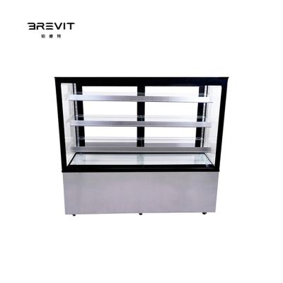 China BREVIT 3 Single-temperature Single-temperature display-refrigerator berjaya cake display showcase flower display refrigerator refrigerated boxes for bakery for sale