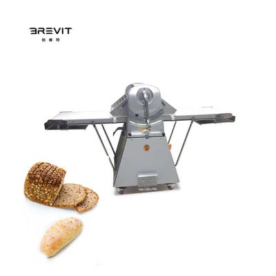 China Best Catering BREVIT Commercial Use Puff Pizza Table Top Pastry Croissant Machine Dough Sheeter Low Price For Pastry for sale