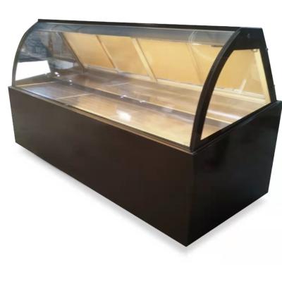 China Single-temperature Supermarket Refrigerator Equipment Showcase Fresh Meat Cooked Food Display Cabinet for sale