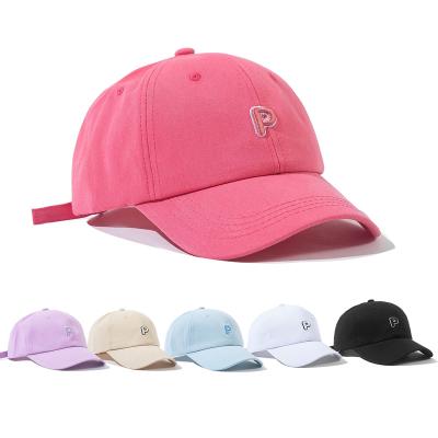 China COMMON Wholesale New Pattern Solid Letter Embroidery Gorra De Beisbol Curved Overflow New 6 Panel Sports Cotton Universal Era Baseball Caps for sale