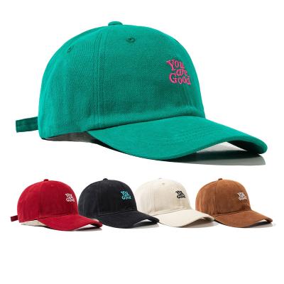 China Wholesale JOINT Cotton 6 Panel Gorra De Beisbol High-quality Solid Embroidery Curved Front Sports Hats Outdoor Daily Baseball Caps for sale