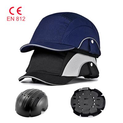 China 2022 Golf EN812 Major Protective Plastic Insert Helmet Comfortable Popular Working Safety ABS Baseball Bump Reflective Hat for sale