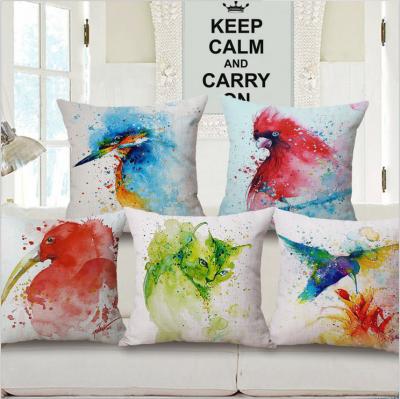 China Cheap Massage Cushions Digital Printing Linen Sofa Cushion for sale