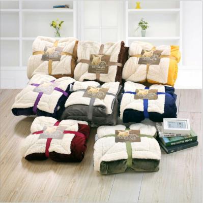 China Disposable 100%Polyester Flannel Sherpa Blanket Fleece Cheap Fleece Blanket Flannel for sale