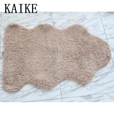 China Wildely used good quality felt custom rug underlay soft faux fur rug for sale