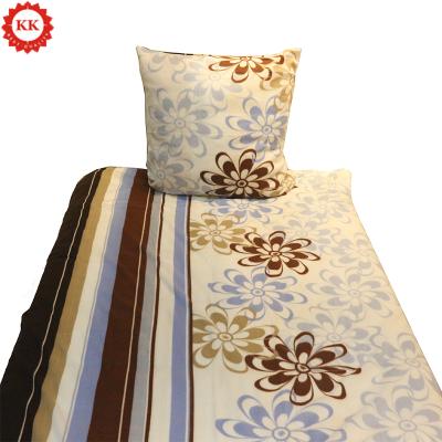 China 100% White Disposable Santa 5d Polyester Microfiber Bedding Set Velvet Bed Sheet And Pillowcase China Custom for sale