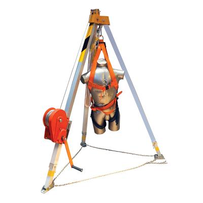 China Lift Person Or Heavy Things Into Industrial Emergency Tripod Lifting Equipment Rescue And Recovery Tripod for sale