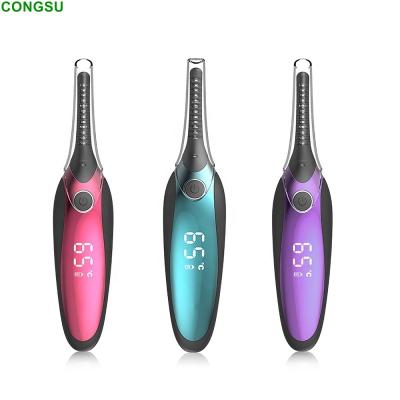 China USB PASSIONATE Rechargeable Mini Electric Heated Eyelash Curler for sale