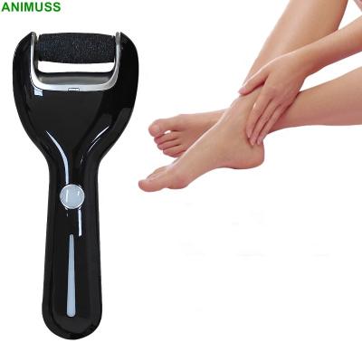 China USB Data Cable + Grinding Head Key Pedicure Tools Rechargeable Electric Foot File Scrubber Callus Remover for sale