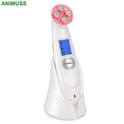 China Face Lift Microcurrent RF Radio Frequency EMS Ultrasonic Facial Beauty Instrument for sale